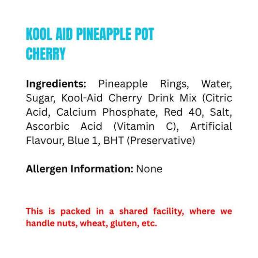 Kool-Aid Pineapple Pots Cherry Flavour