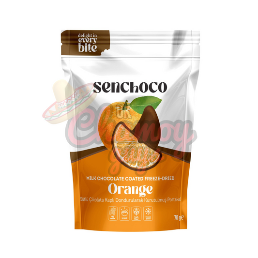 Senchoco Freeze Dried Milk Chocolate Covered Oranges 70g