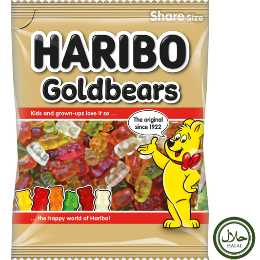 Haribo Halal Gold Bears 80g