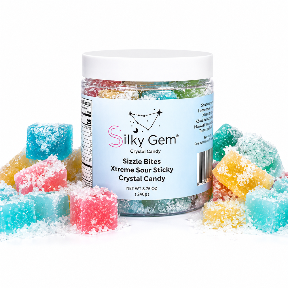 Silky Gem Sizzle Bites Xtreme: The Ultimate Blue Raspberry Zest