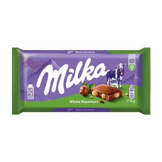 Milka Whole Hazelnuts  Chocolate