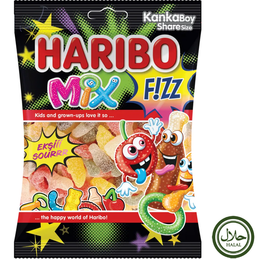 Haribo Halal Fizzy Mix 70g
