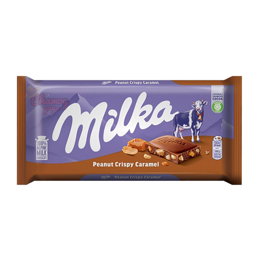 Milka Peanut Crispy Caramel Chocolate
