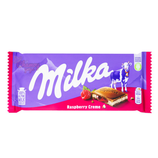 Milka Raspberry Creme  Chocolate