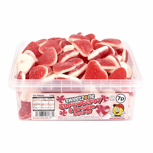 Sweetzone Strawberry & Cream Hearts 700g