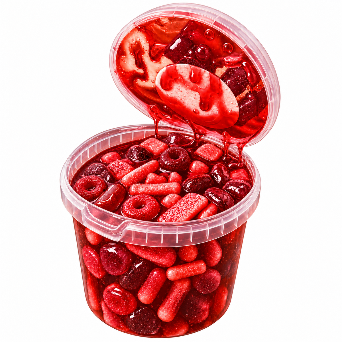 Gooey Gummies - Sour Red Goo - 1KG