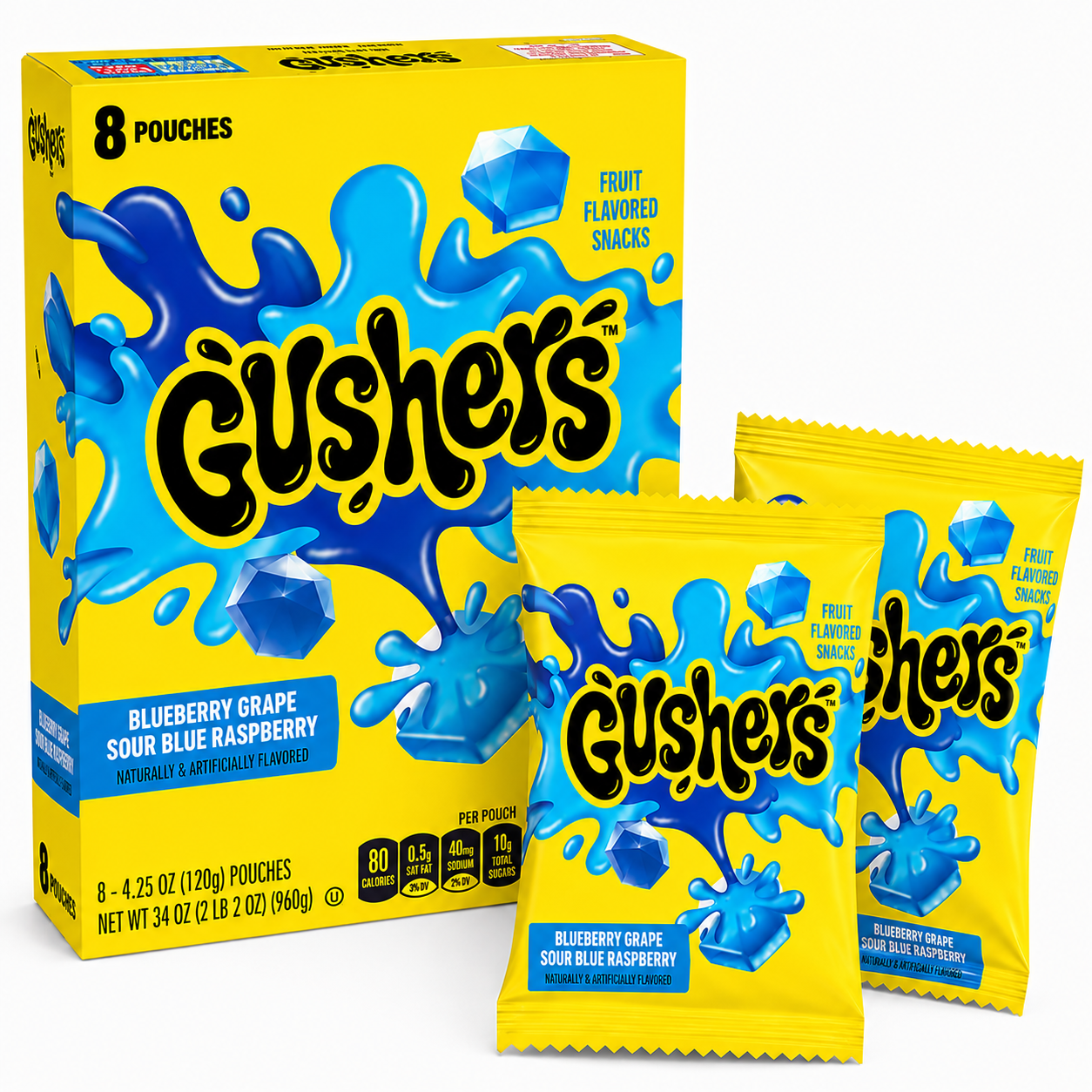 Gushers Full Box - 8x120g