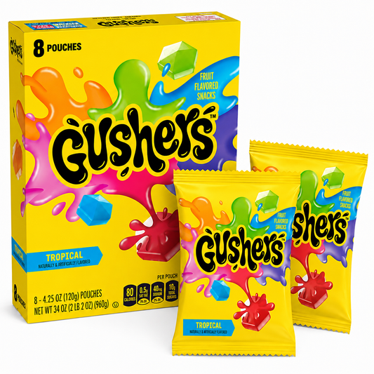 Gushers Full Box - 8x120g