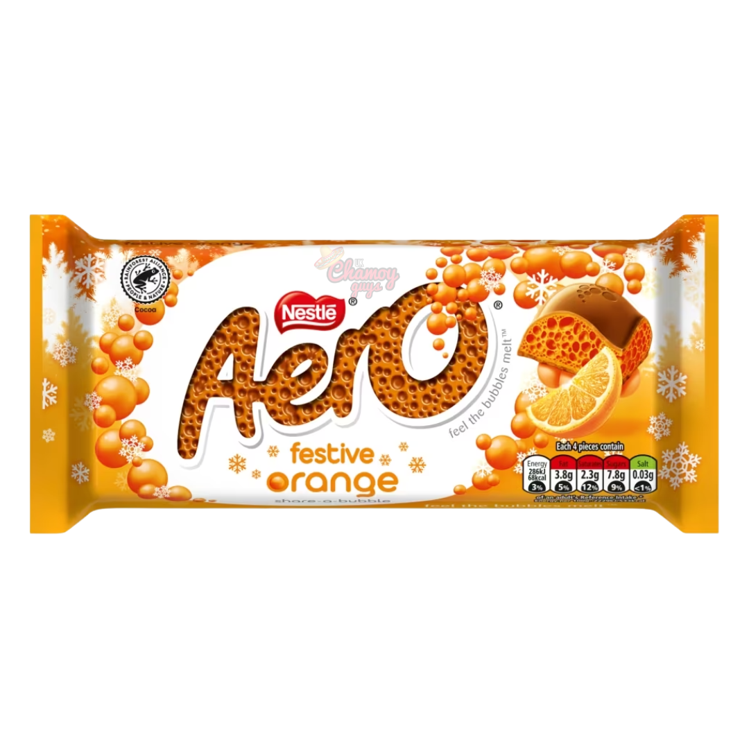 Aero Festive Orange Chocolate Sharing Bar 90g