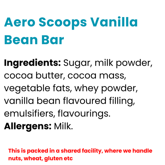 Aero Scoops Vanilla Bean Bar 105g