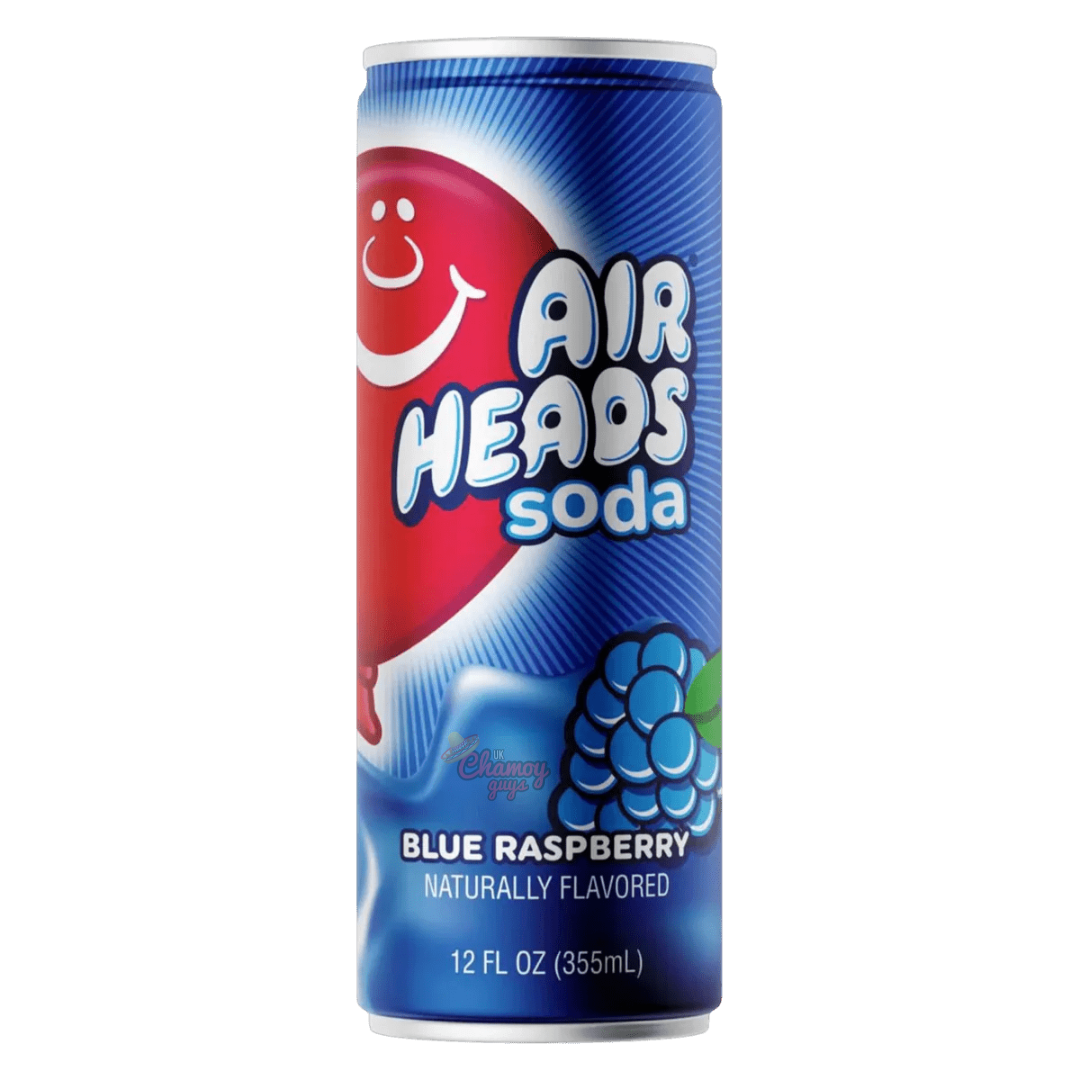 Airheads Soda Blue Raspberry 355ml Chamoy Guys Uk