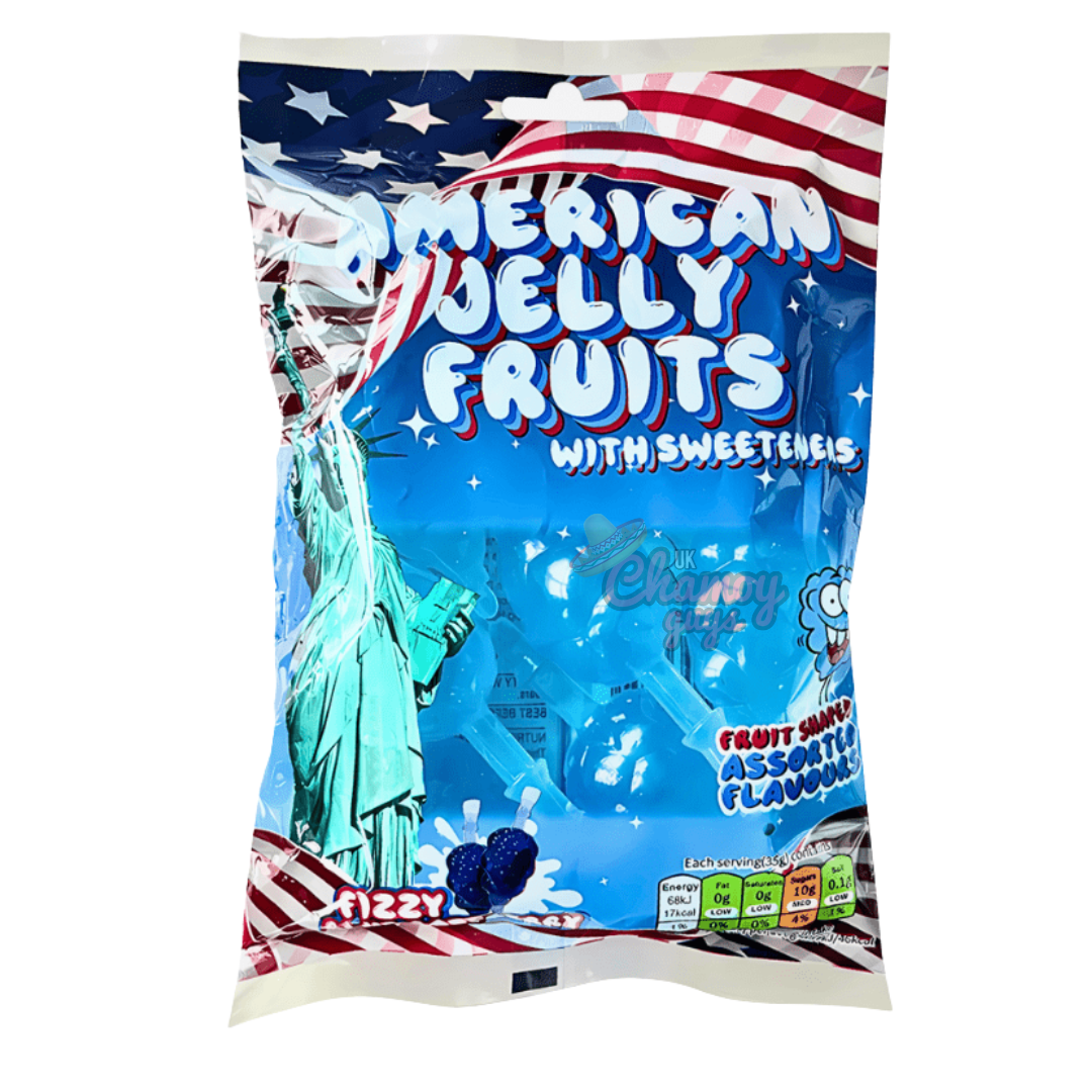 American Jelly Fruits Blue Raspberry Bag 280g