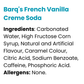 Barq's French Vanilla Creme Soda 12oz (355ml)