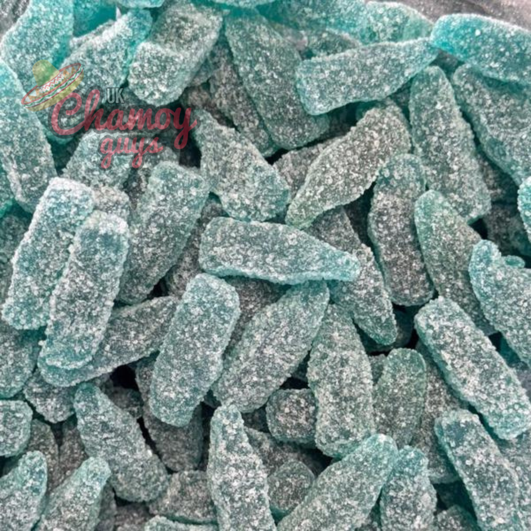 Pick N Mix Blue Raspberry Bottles Candy Bag (100g) – Chamoy Guys Uk