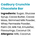 Cadbury Crunchie Chocolate Bar 40g x 48