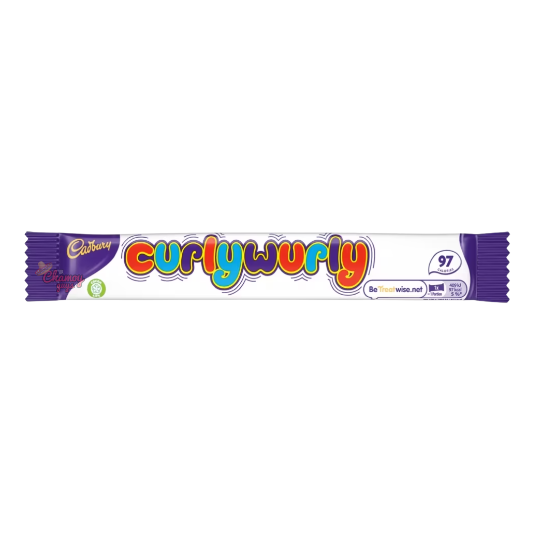 Cadbury Curly Wurly Chocolate Bar 21.5g x 48