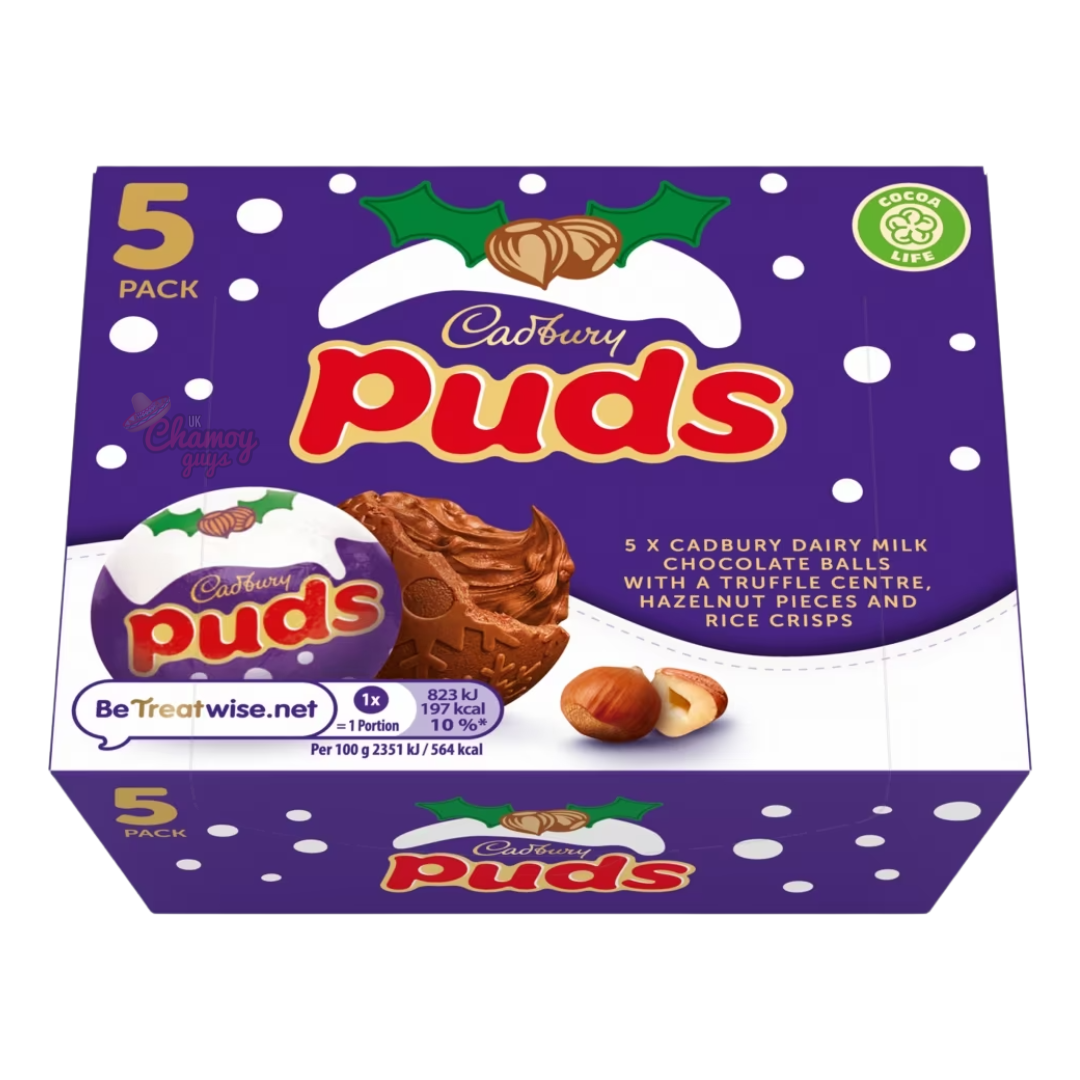 Cadbury Dairy Milk Chocolate Puds 5 Pack 175 g