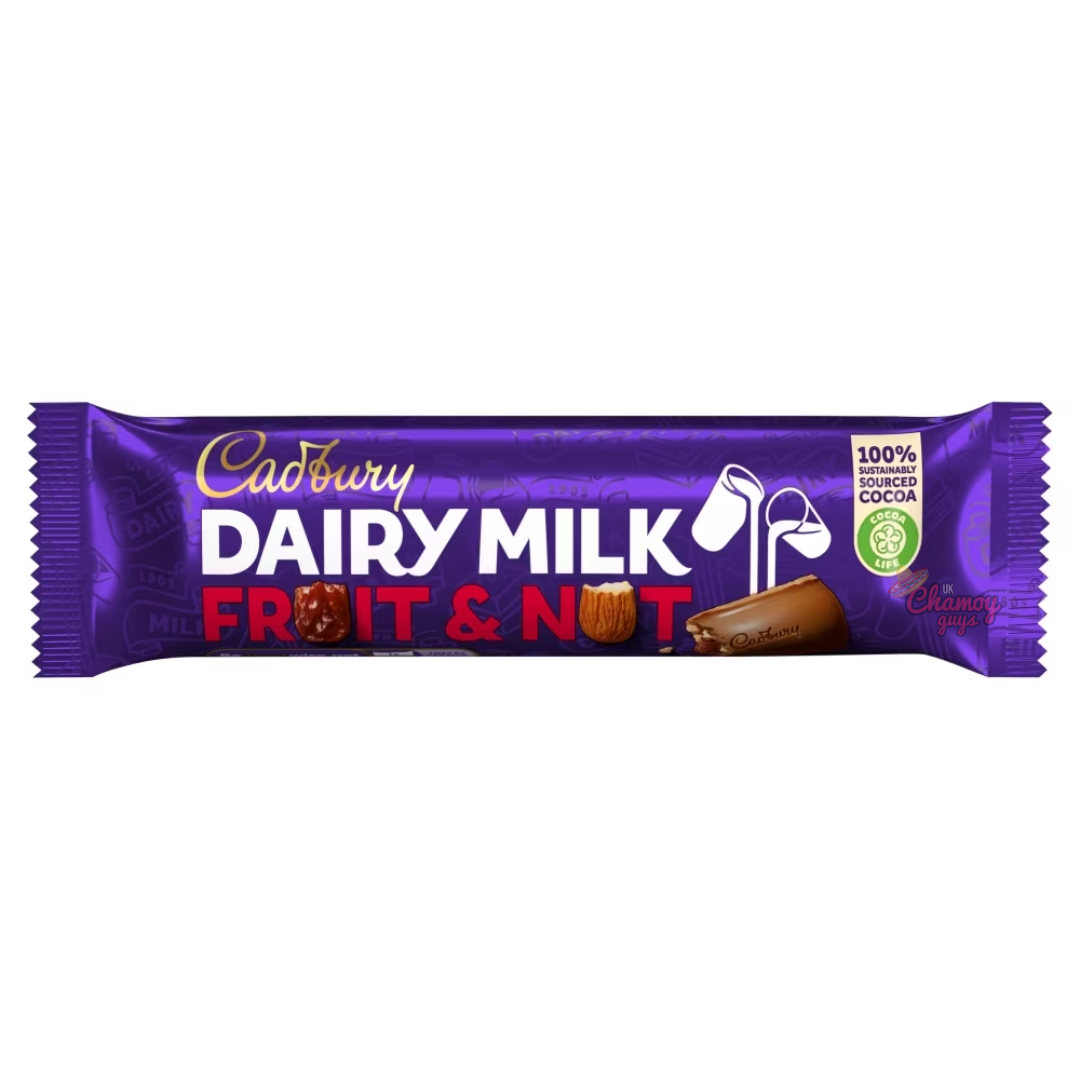 Cadbury Dairy Milk Fruit & Nut Chocolate Bar 49g x 48
