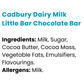 Cadbury Dairy Milk Little Bar Chocolate Bar 18g x 60