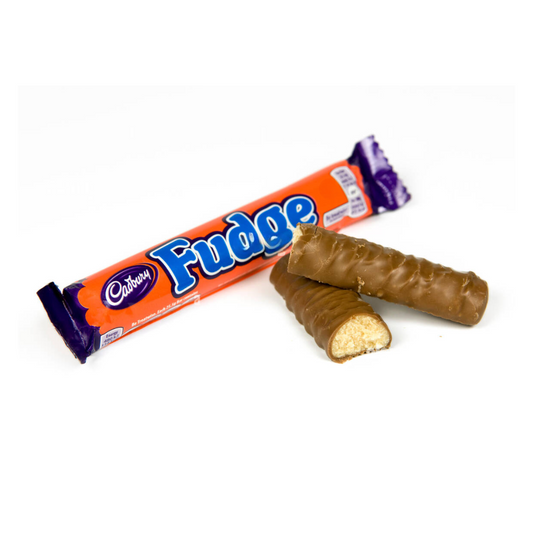 Cadbury Fudge Chocolate Bar 22g, Box of 60