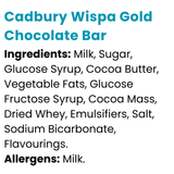Cadbury Wispa Gold Chocolate Bar 47g x 48