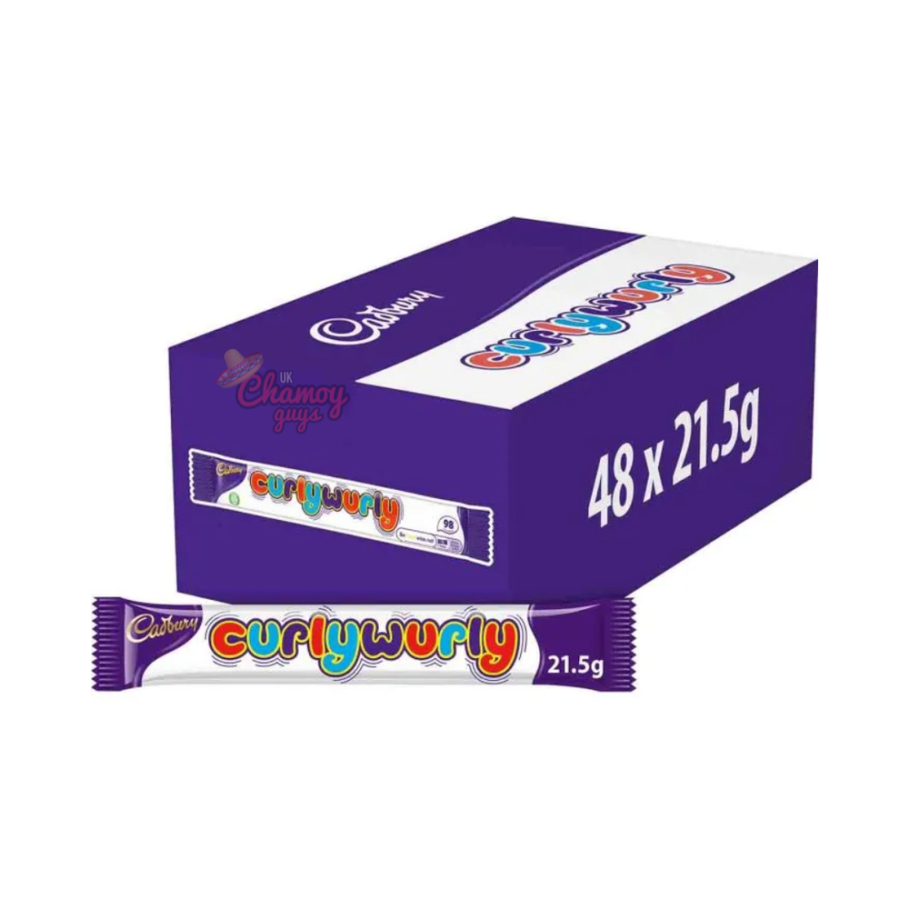 Cadbury Curly Wurly Chocolate Bar 21.5g x 48