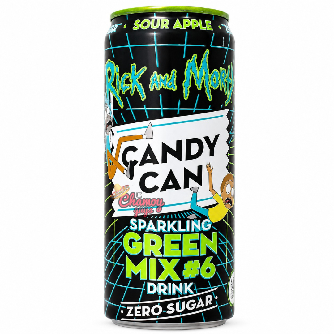 Candy Can Rick and Morty Green Mix Sparkling Drink 330ml