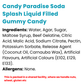 Candy Paradise Soda Splash Liquid Filled Gummy Candy 72g