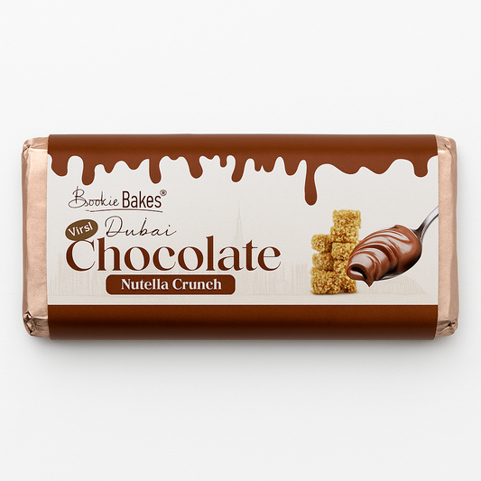 Viral Dubai Chocolate Bar - Nutella Crunch (Past Dated: 01.09.2025)