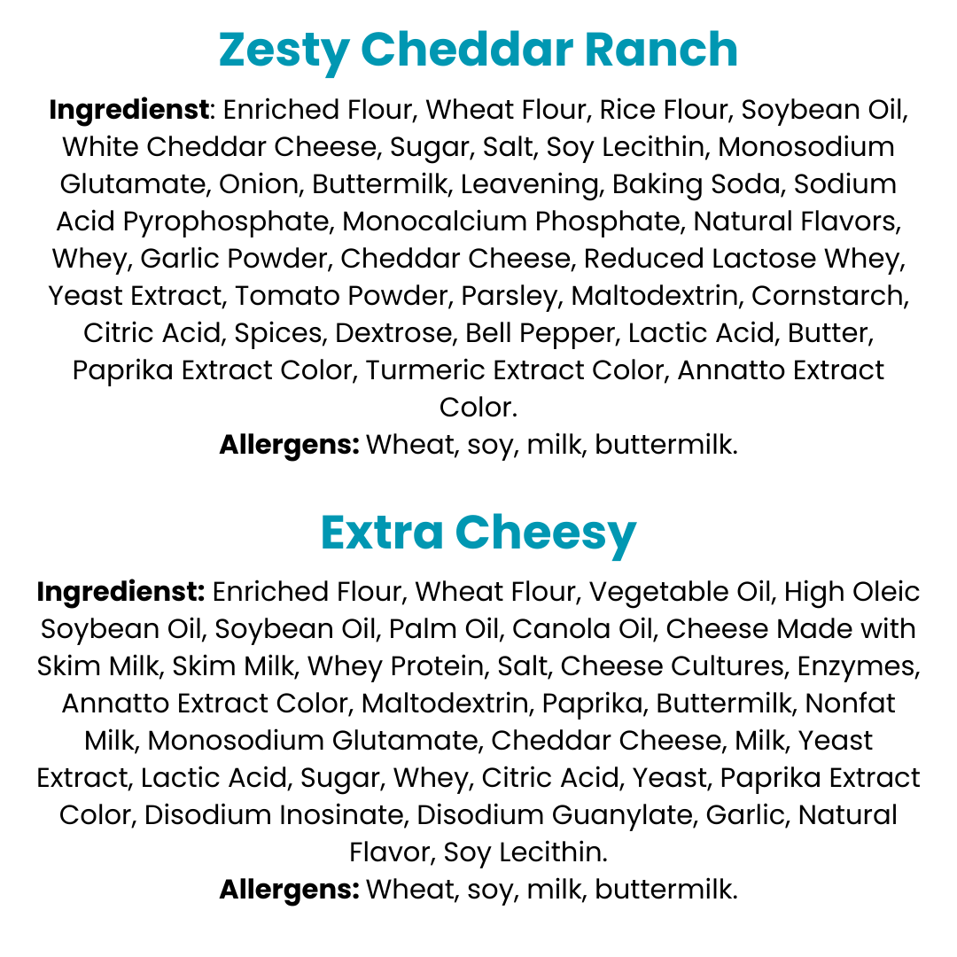 Cheez-It Crunch Crackers – Zesty Cheddar Ranch or Extra Cheesy Flavours | Baked Cheese Snack