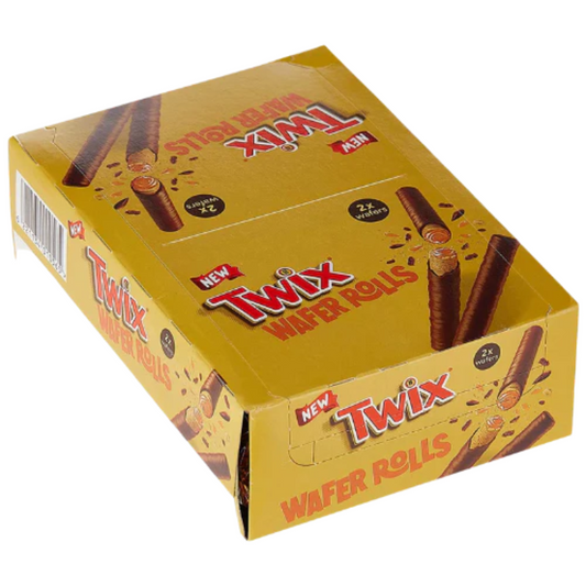 Twix Wafer Rolls Chocolate (Past Dated)