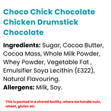 Choco Chick Chocolate Chicken Drumstick Chocolate Full Box (12x60g)