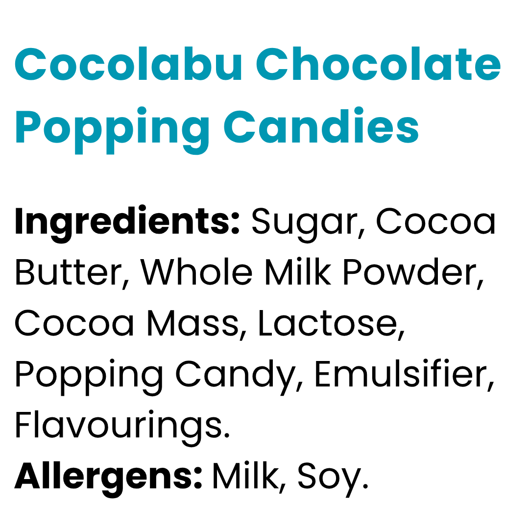 Cocolabu Chocolate Popping Candies 100g