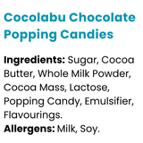 Cocolabu Chocolate Popping Candies 100g