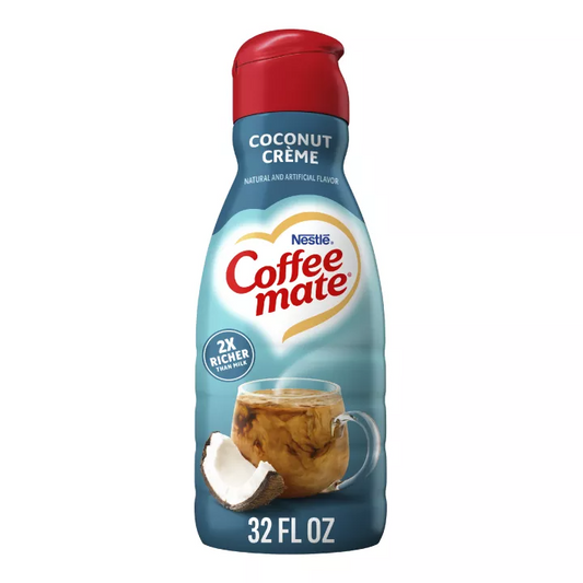 Coffee Mate Coconut Crème Liquid Coffee Creamer (Past Dated)