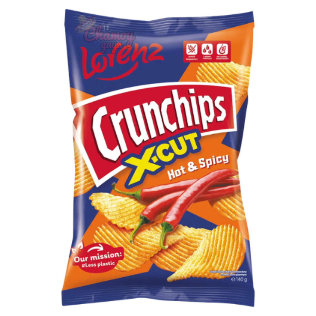 Crunchips X-Cut Hot & Spicy 140G