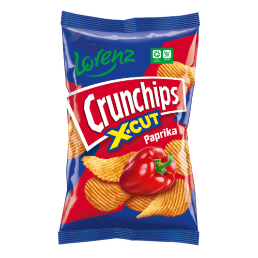 Crunchips Paprika – Crispy Paprika Potato Chips 130g