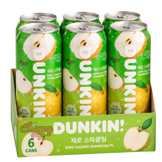 Dunkin Zero Sparkling Pear Flavour Drink 350ml | Box of 6