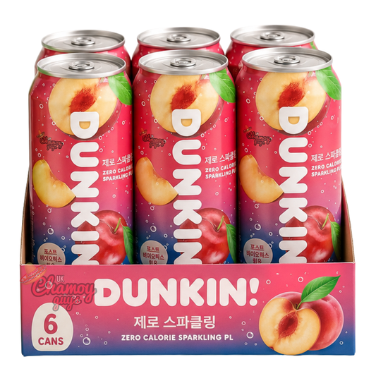 Dunkin Zero Sparkling Plum Flavour Drink 350ml | Box of 6