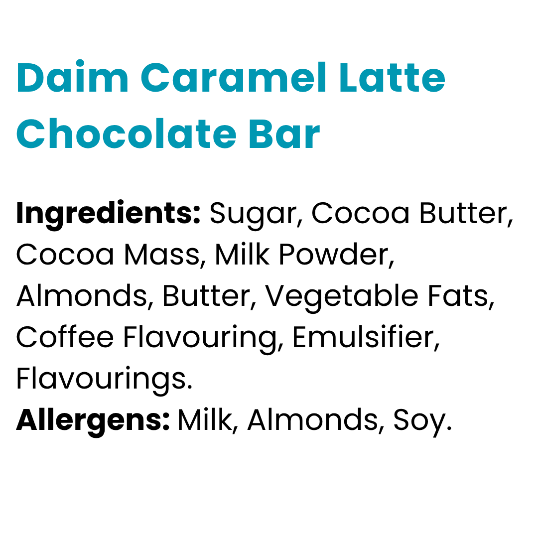 Daim Caramel Latte Chocolate Bar 56g