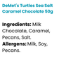DeMet's Turtles Sea Salt Caramel Chocolate 50g