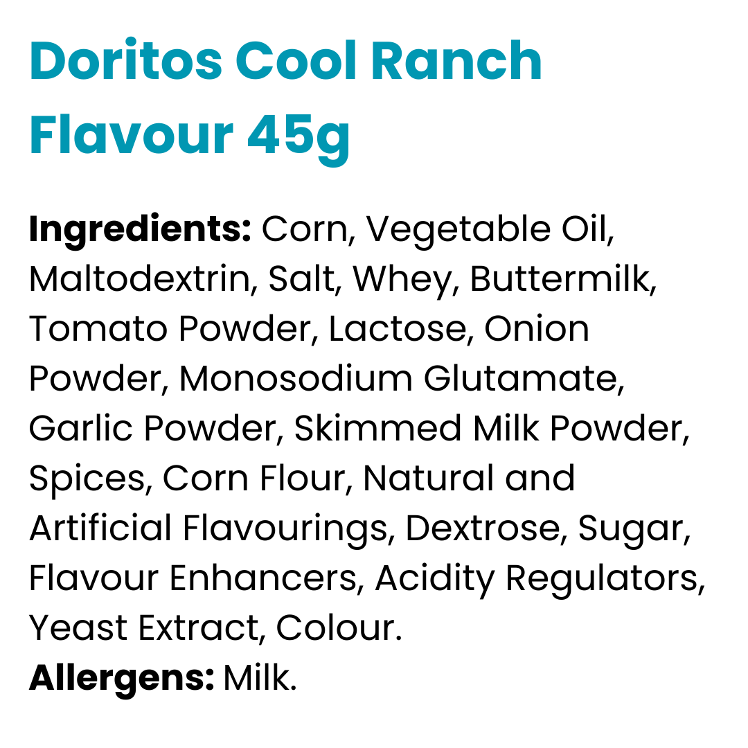 Doritos Cool Ranch Flavour 45g