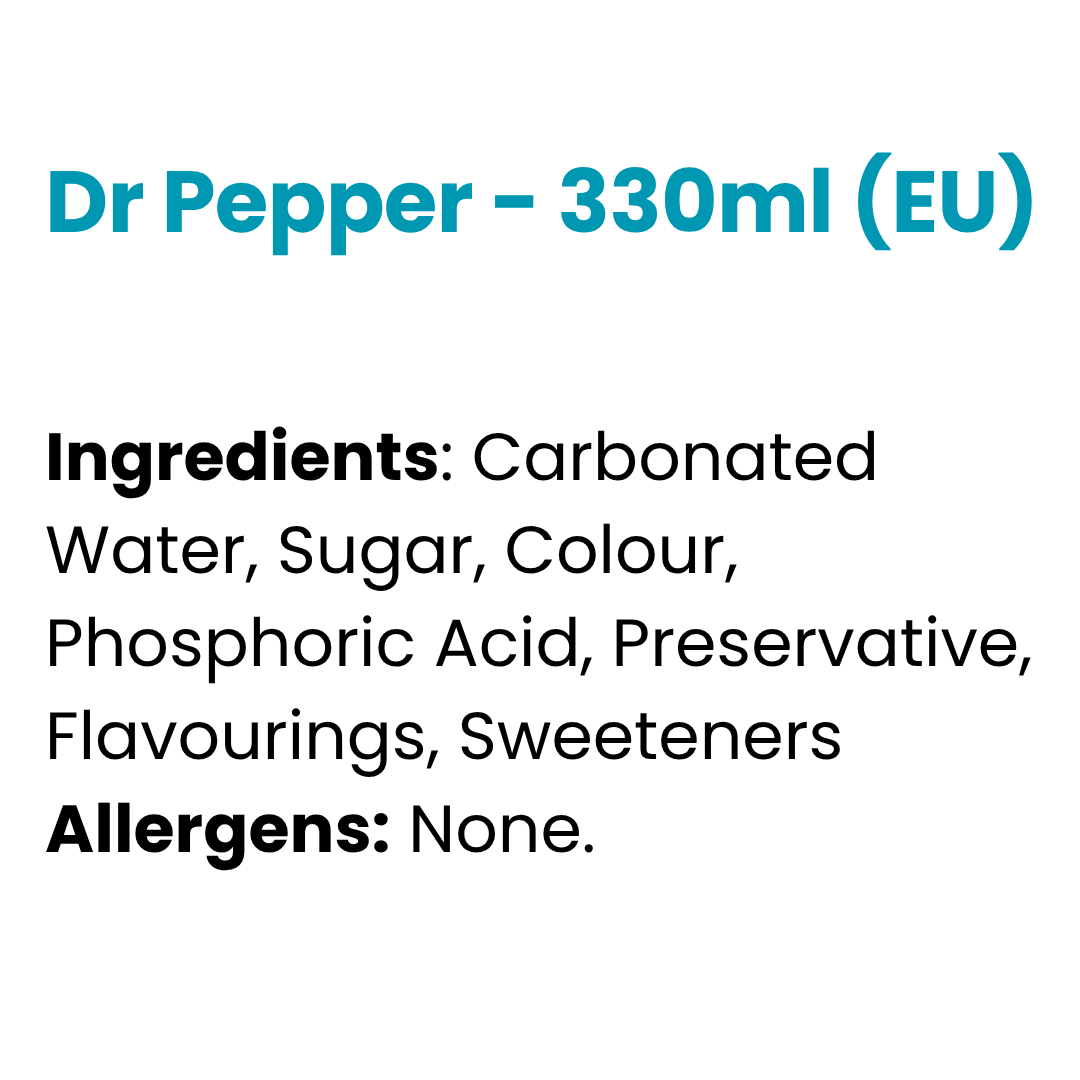 Dr Pepper - 330ml (EU)