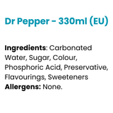 Dr Pepper - 330ml (EU)