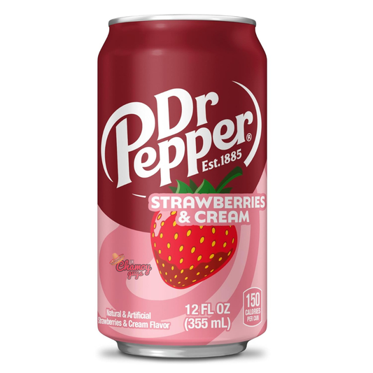 Dr Pepper Strawberry & Cream Soda USA 355ml
