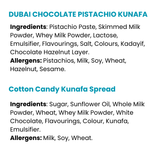 Dubai Chocolate & Cotton Candy Kunafa Spread