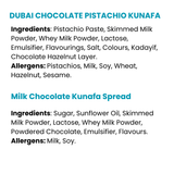 Dubai Chocolate & Milk Chocolate Kunafa Spread Bundle
