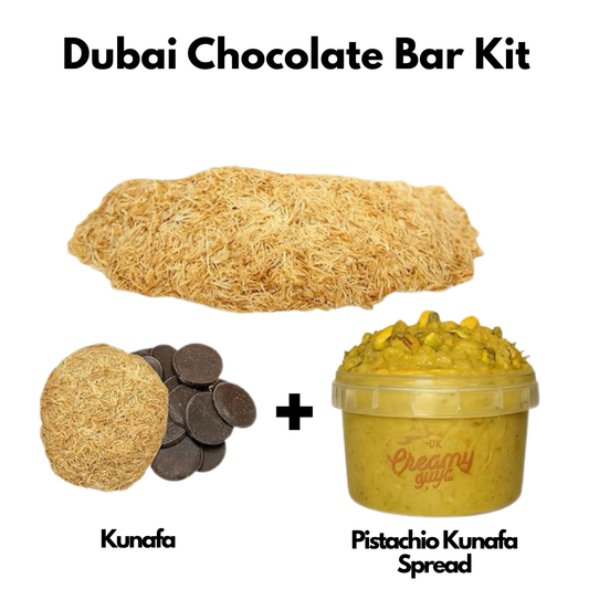 DIY Dubai Chocolate Bar Kit | CREATE YOUR OWN | Pistachio Kunafa Chocolate Bar