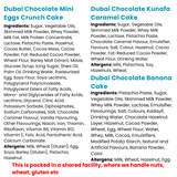 Dubai Chocolate Cake Collection