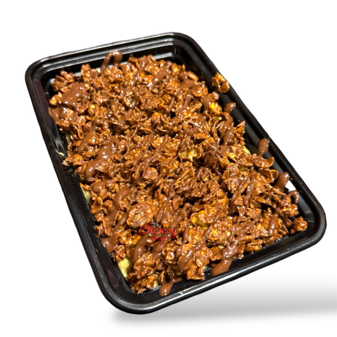 Dubai Chocolate Cream Crunch Cake